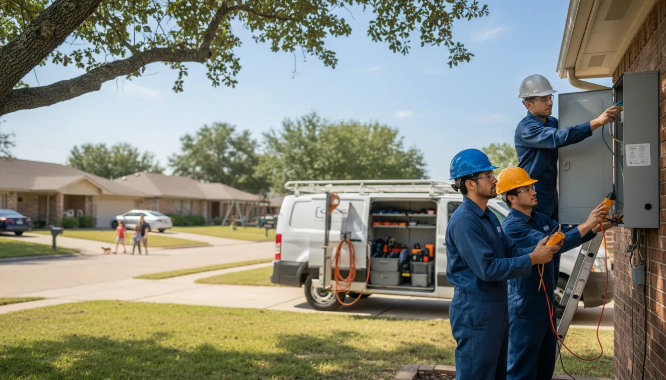 Certified electrician providing emergency electrical services in Enderlin, ND